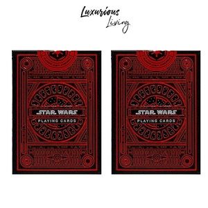 (2) Theory11 Star Wars Dark Side (Red), Playing Cards 2-PACKS